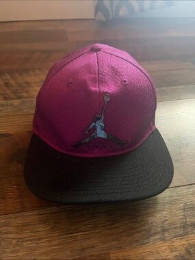 Jordan Purple and Black Jumpman Snapback Hat